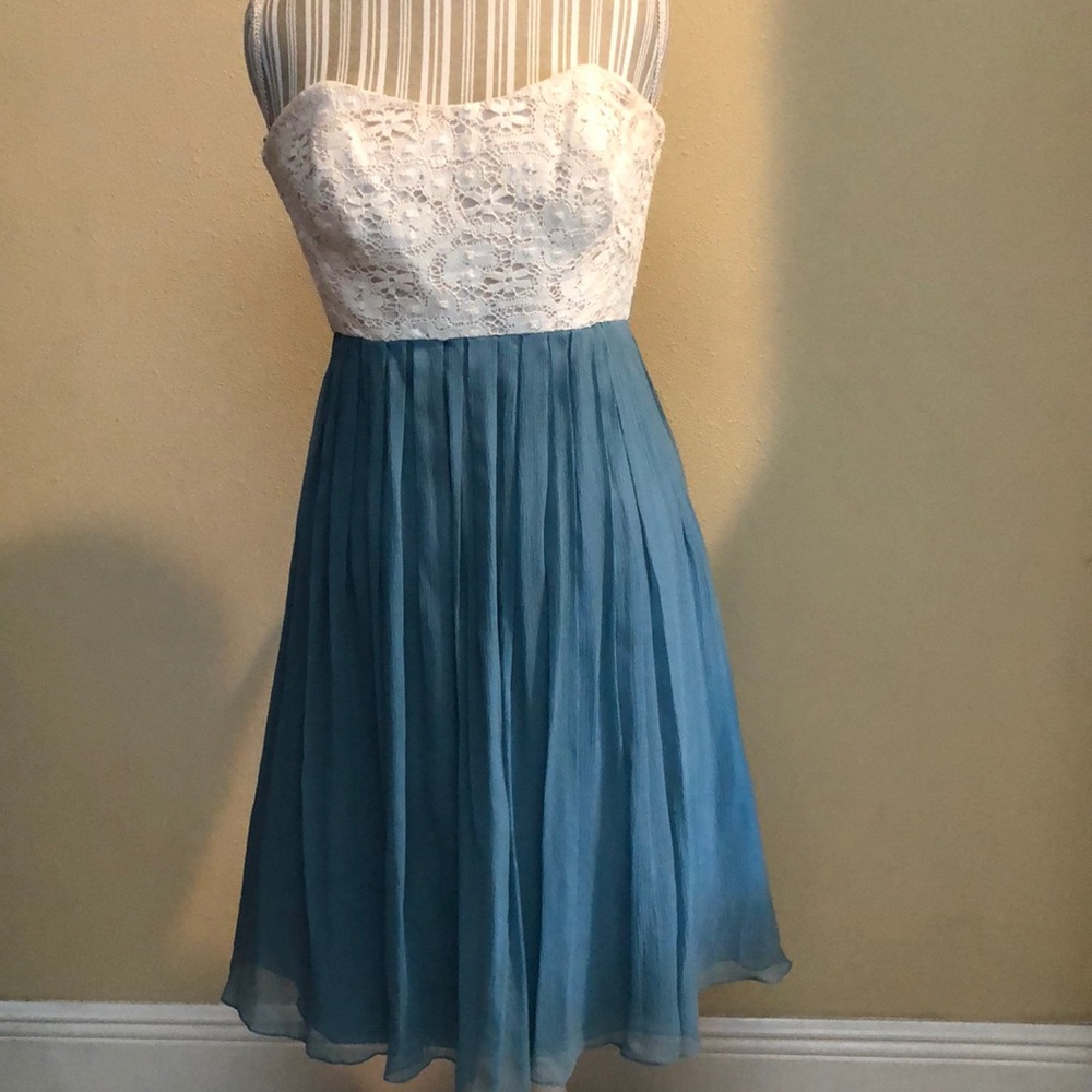 Melissa Sweet strapless dress